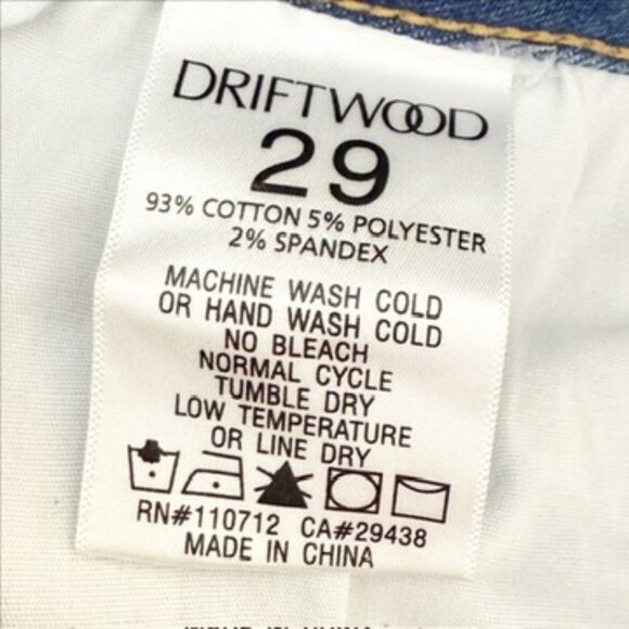 Driftwood Colette Diamond Embroidered Crop Jeans 29 - Picture 8 of 10